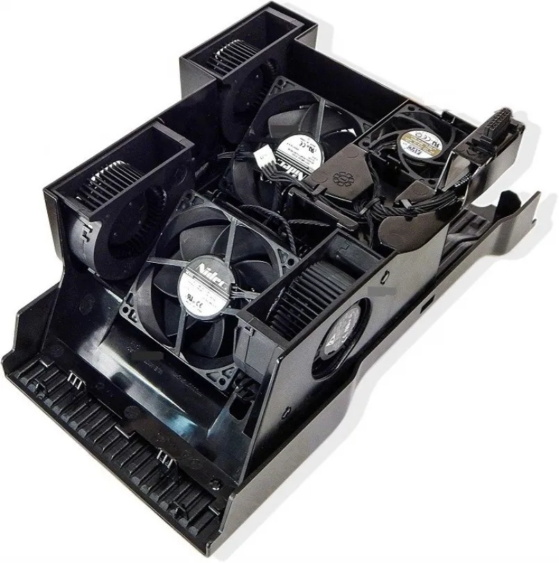 684574-001 - HP CPU Cooling Fans and Plastic Housing Assembly for Wor…