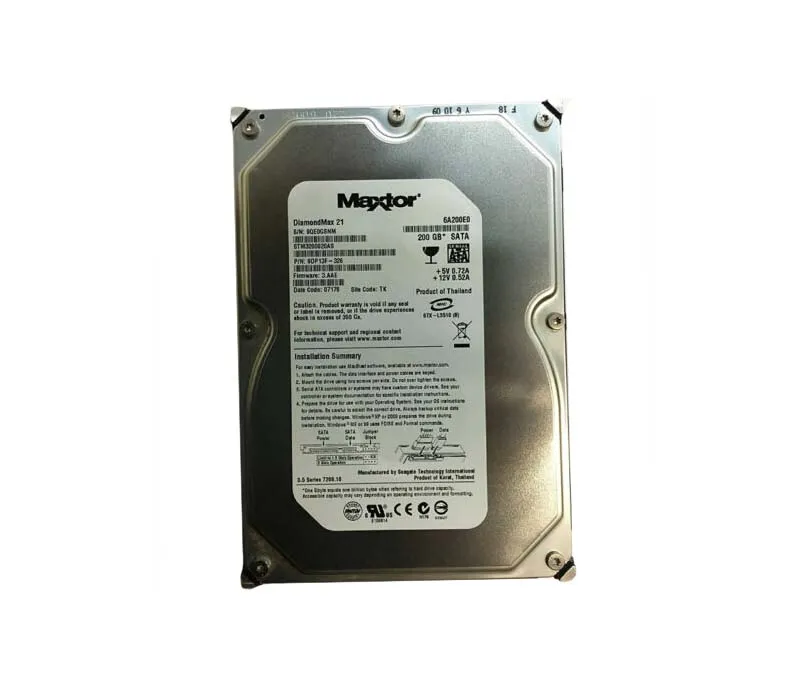 6A200E0 - Maxtor 200GB 7200RPM SATA Hard Drive