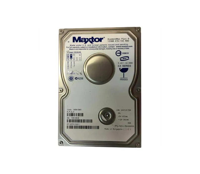 6Y120P0132211 - Maxtor DiamondMax Plus 9 120GB 7200RPM ATA-133 8MB Ca…