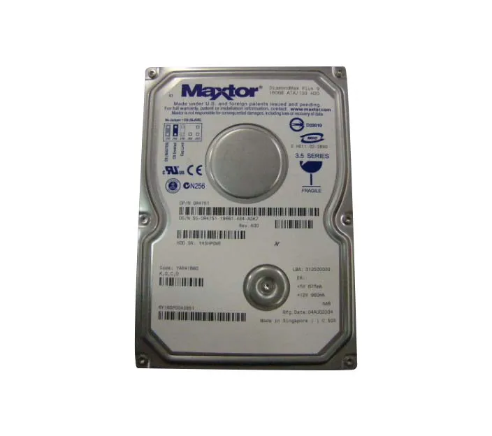 6Y160P0042851 - Maxtor DiamondMax Plus 9 160GB 7200RPM ATA-133 8MB Ca…