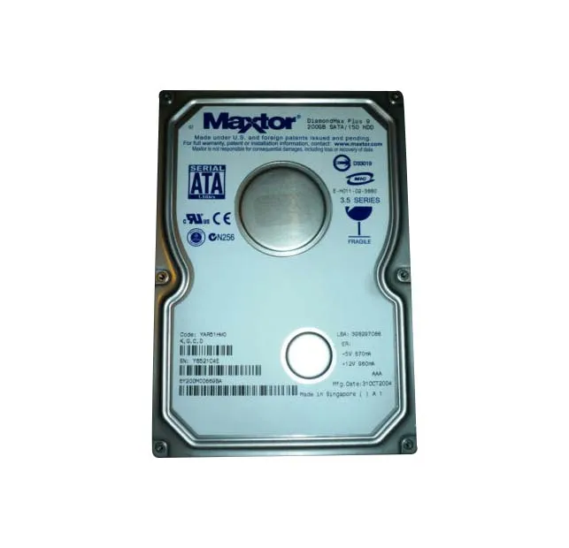 6Y200M0-0669BA - Maxtor 200GB 7200RPM SATA 1.5Gb/s 3.5-inch Hard Drive