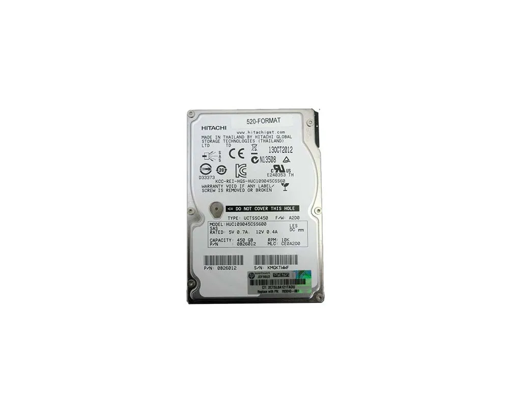 703243-001 - HP 450GB 10000RPM SAS 6GB/s Hot-Pluggable 2.5-inch Hard …