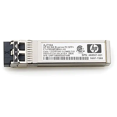720998-001 - HP 8Gb/s Short Wave Fibre Channel SFP Transceiver Module
