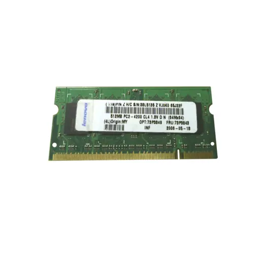 73P3843 - IBM 512MB DDR2-533MHz PC2-4200 non-ECC Unbuffered CL4 200-P…