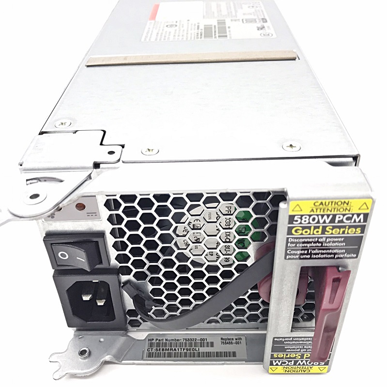 756486-001 - HP 580-Watts 80 Plus Gold Power Supply