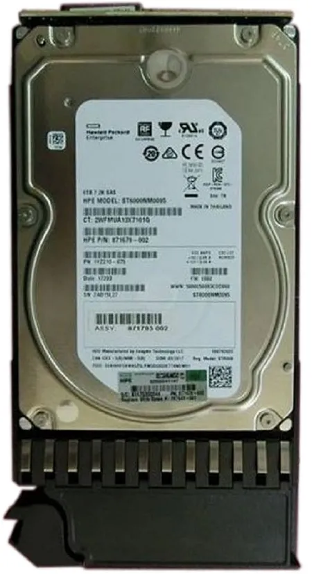 787643-001 - HPE 6TB SAS 7200RPM 3.5-inch Hard Drive