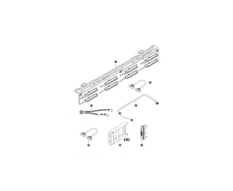 7XH7A05896 - Lenovo 8-Bay SATA/SAS 2.5-inch Backplane Kit for ...