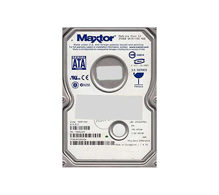 7Y250M0-06725M - Maxtor MaXLine Plus II 250GB 7200RPM SATA 8MB Cache …