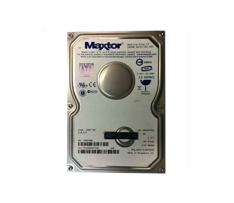 7Y250M006740M - Maxtor 250GB 7200RPM SATA Hard Drive