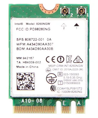 806722-001 - HP 7260ngw Intel Dual-Band ac 7260 802.11ac Wireless Lan…