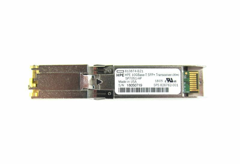 813874-B21 - HP 10GBase-T 30m RJ-45 Connector SFP+ Transceiver Module