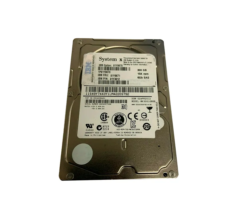 IBM 81y3812-sub IBM 300?GB 15?K SAS 6?G 2.5?SFF HSハードドライブ???-- Sub --- 81y3812 IBM 81y3812-sub IBM 300?GB 15?K SAS 6?G 2.5?SFF HSハード