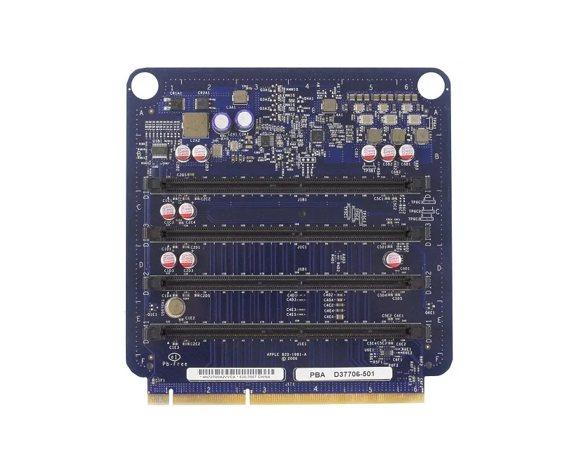 820-1981 - Apple 4-Slot Memory Riser Board for Mac Pro A1186 Mid 2006