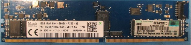 845264-B21 - HP 16GB DDR4-2666MHz PC4-21300 ECC Registered CL19 288-P…