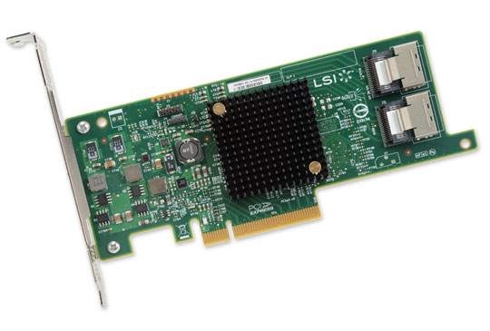 9207-8I - LSI Logic 6Gb/s 8-Port PCI Express 3.0 SATA SAS Host Bus Ad…