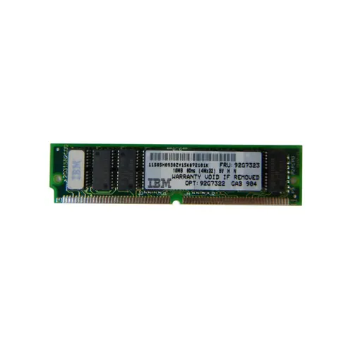 92G7322 - IBM 32MB Kit (2x16MB) 72-Pin SIMM Memory