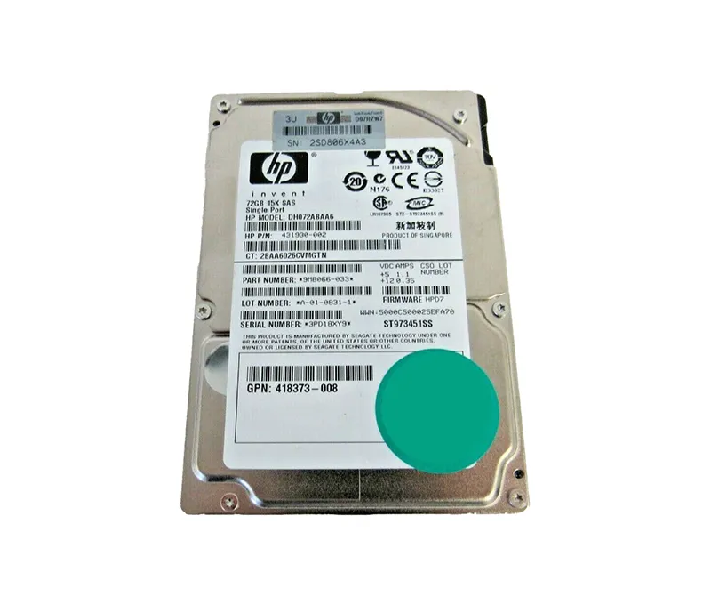 Seagate 450GB 15000RPM SAS Hard Drive - 16MB Cache 3.5" Server Hard Disk ST3450857SS