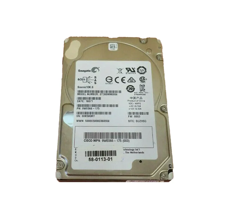 9WE066-175 - Seagate 300GB 10K SAS 6Gb/s 64MB Cache (RoHS) 2.5-in HDD