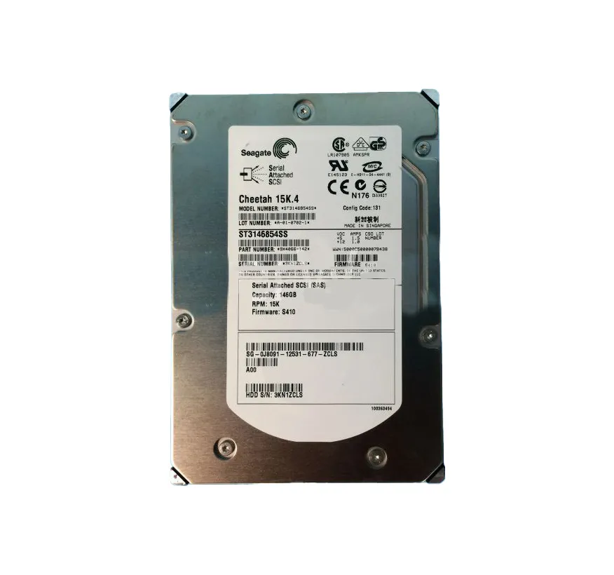 9X4066-142 - Seagate 146GB 15000RPM SAS 3Gb/s 3.5-inch Hard Drive