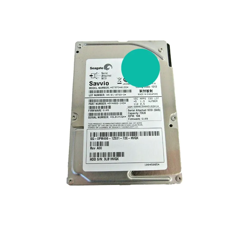 9Y4066-143 - Seagate 73GB 10000RPM SAS SFF 2.5-inch Hard Disk Drive