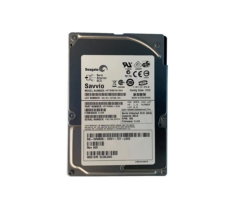 9Y5066-143 - Seagate 36GB 10000RPM SAS SFF 2.5-inch Hard Disk Drive