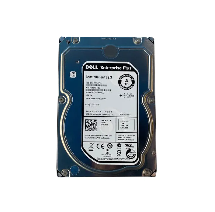 9ZM278-157 - Seagate Constellation ES.3 3TB 7200RPM SAS 6Gb/s 512n 12…