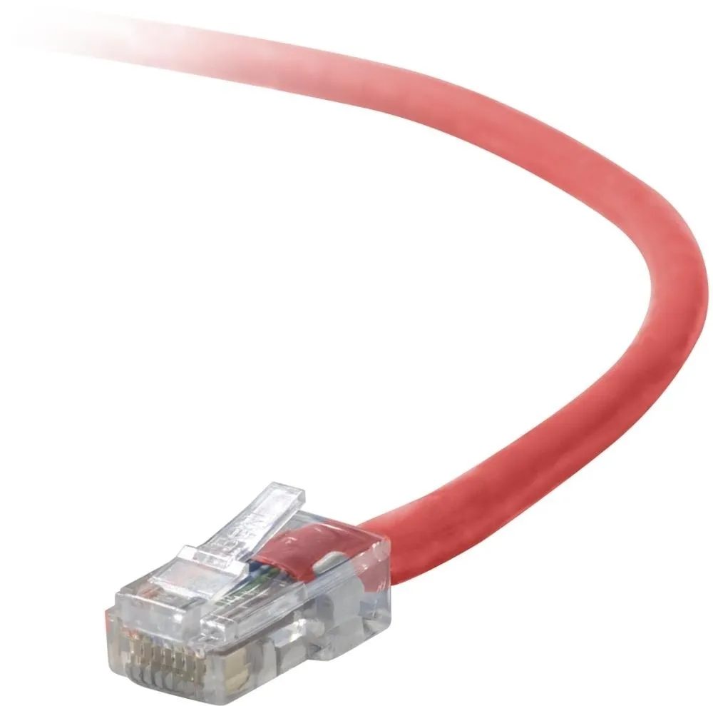 A3L791-03-RED-S - Belkin 3FT Cat5E Snagless Ethernet Patch Cable (Red)