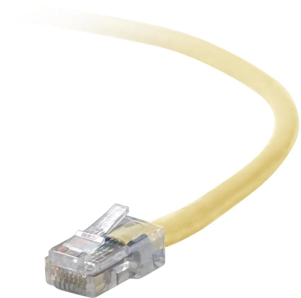 A3L791-04-YLW - Belkin 4ft Cat5e RJ45 Network Patch Cable (Yellow)