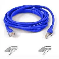 A3L791-07-BLU-S - Belkin 7ft Cat5e Snagless Network Patch Cable (Blue)