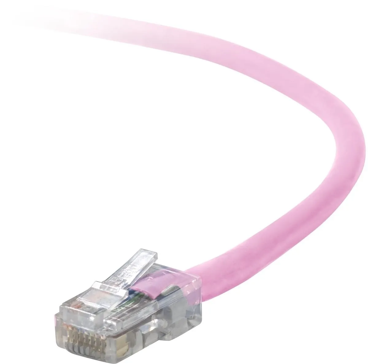 A3L791-07-PNK - Belkin 7ft Cat5e Snagless Network Patch Cable (Pink)