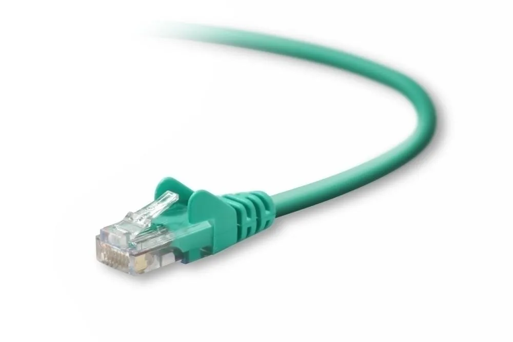 A3L791-15-GRN-S - Belkin 15ft Cat5e Snagless Network Patch Cable (Gre…