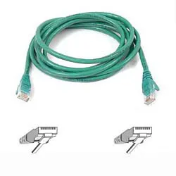 A3L791B01M-GRNS - Belkin 1M Cat5e UTP Snagless Network Patch Cable (G…