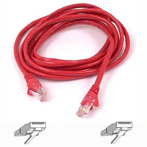 A3L791B02M-REDS - Belkin 2M Cat5e Assembled UTP Network Patch Cable (…