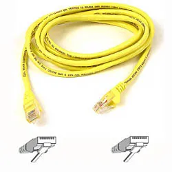 A3L980-14-YLW-S - Belkin 14ft Cat6 RJ45 Snagless Network Patch Cable …
