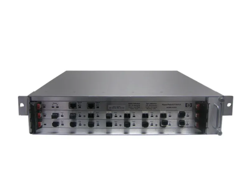 A6384A - HP HyperFabric2 8-Port Fibre Channel Network Switch Chassis …