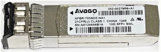AFBR-703SDZ-NA1 - Avago Technologies 10Gb/s 10GBase-SR SFP+ Optical T…