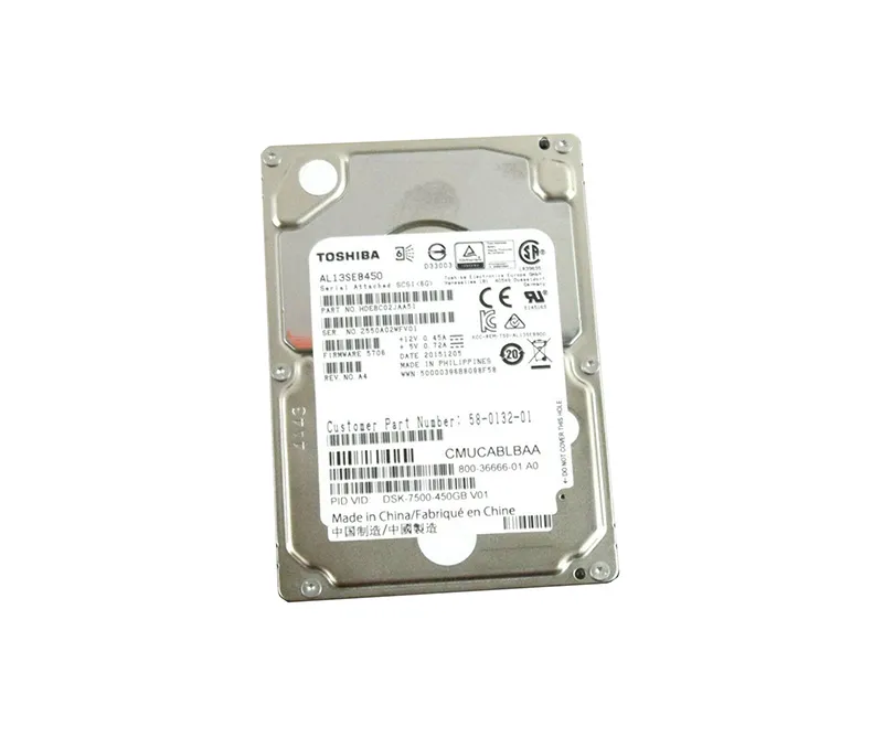 AL13SEB450 - Toshiba 450GB 10000RPM SAS 6GB/s 64MB Cache 2.5-inch Har…