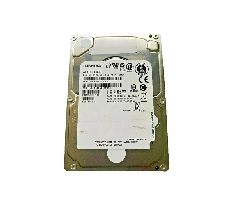 AL13SEL300 - Toshiba 300GB 10000RPM SAS 6GB/s 64MB Cache 3.5-inch Har…