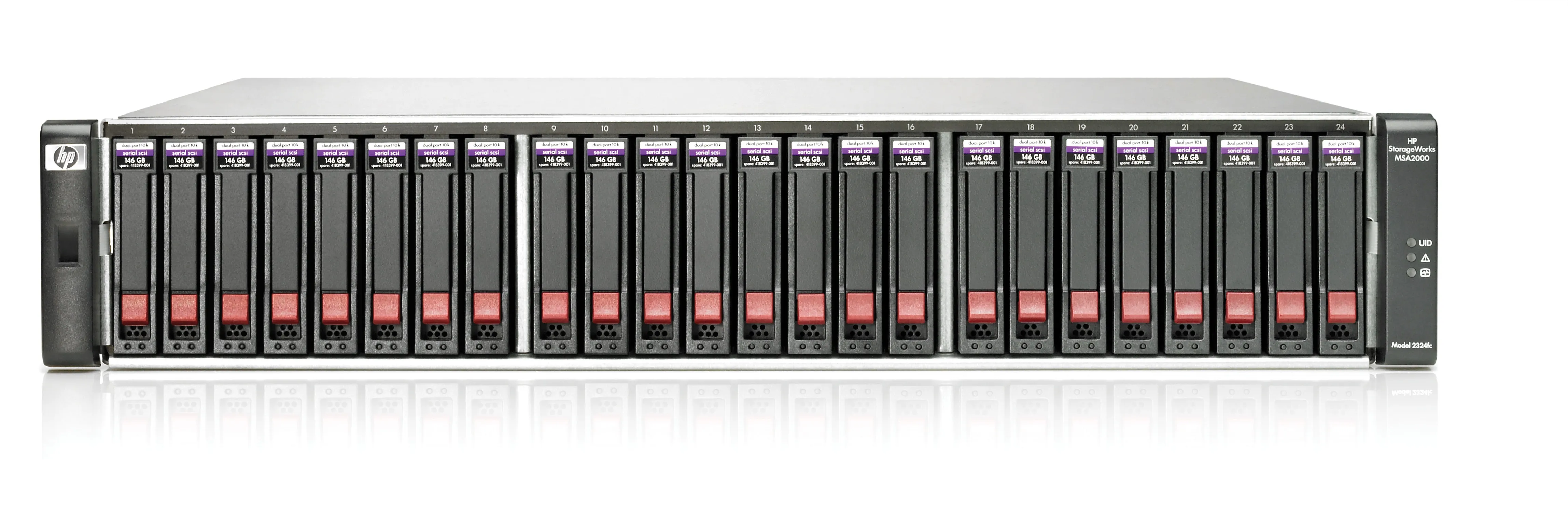 AP757A - HP StorageWorks MSA2324fc 10x1.4TB /146GB 10000RPM 2.5-Inch …