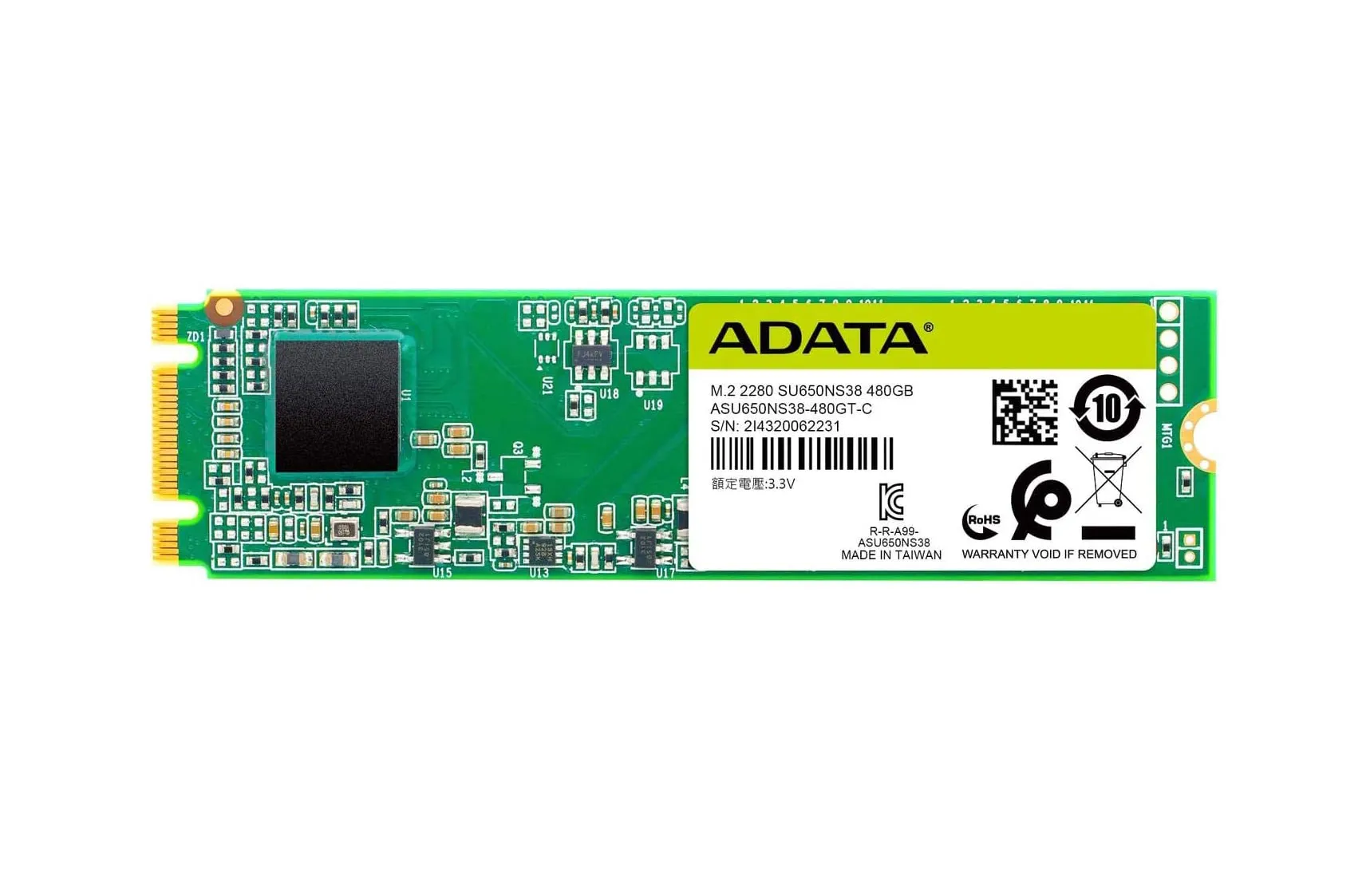 ASU650NS38-480GT-C Adata 480GB Solid State Drive