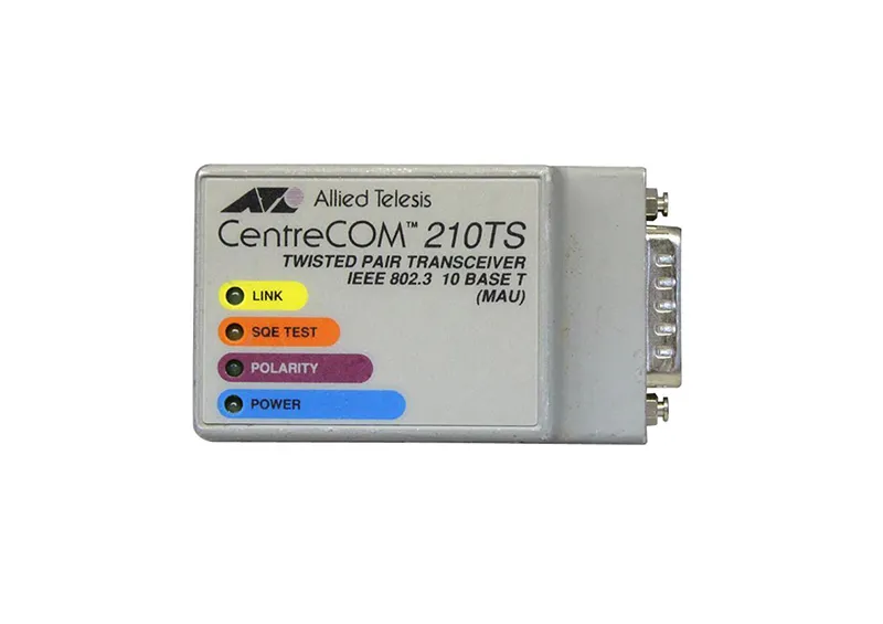 AT-210TS - Allied Telesis 10Mbps RJ-45 10Base-T Port UTP Ethernet Mic…