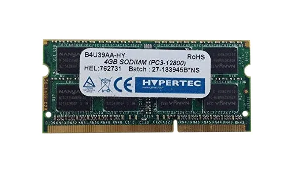 B4U39AA - HP 4GB DDR3-1600MHz PC3-12800 non-ECC Unbuffered CL11 204-P…