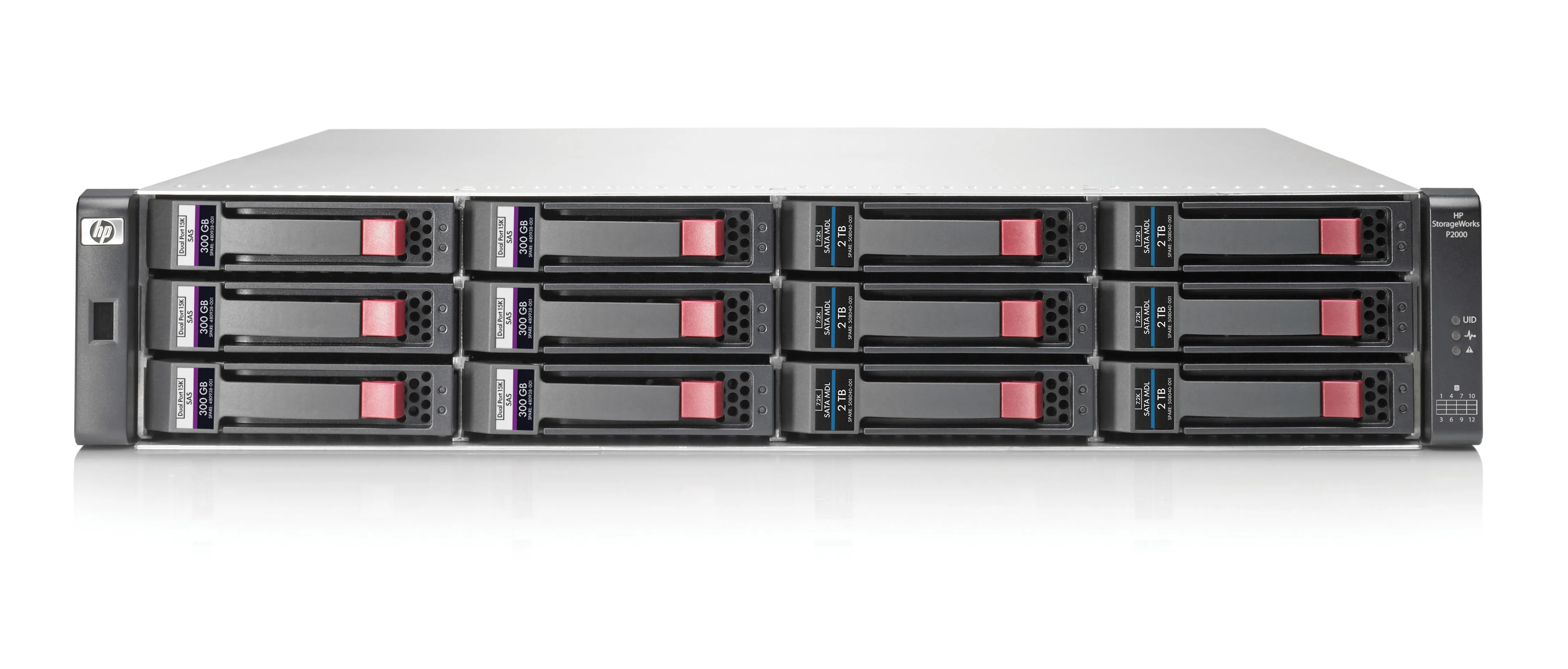BK747SB - HP StorageWorks P2000 G3 Hard Drive Array 6 x HDD Installed…