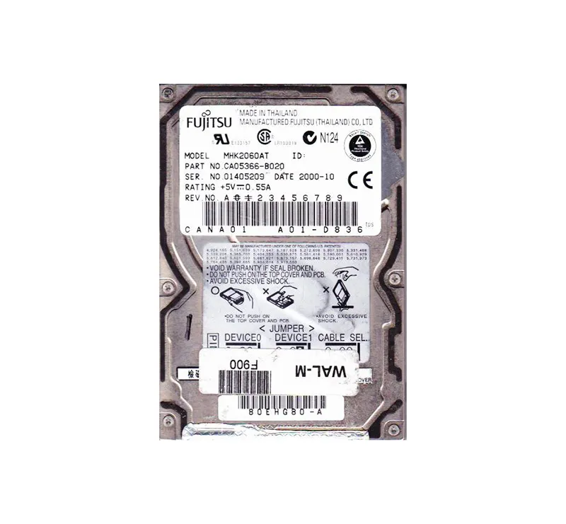 CA05366-B020 - Fujitsu Mobile 6GB 4200RPM ATA-66 512KB Cache 2.5-inch…