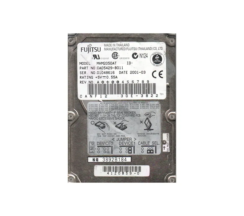 CA05429-B011 - Fujitsu Mobile 5GB 4200RPM ATA-66 2MB Cache 2.5-inch H…