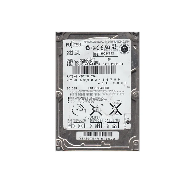 CA06062-B012 - Fujitsu Mobile 10GB 4200RPM ATA-100 2MB Cache 2.5-inch…