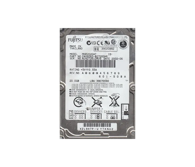 CA06062-B27200HP - Fujitsu Mobile 20GB 4200RPM ATA-100 2MB Cache 2.5-…