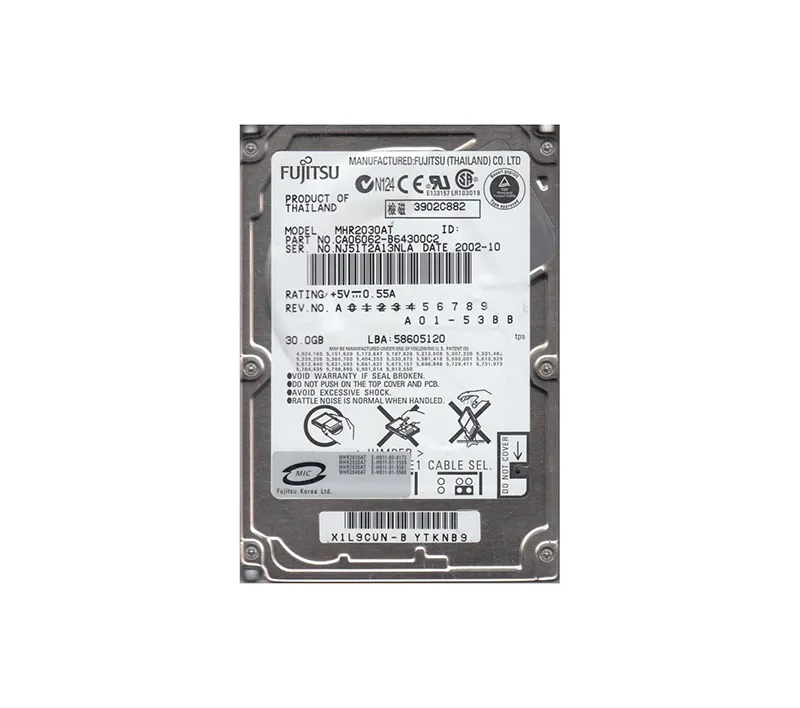 CA06062-B64300C2 - Fujitsu Mobile 30GB 4200RPM ATA-100 2MB Cache 2.5-…