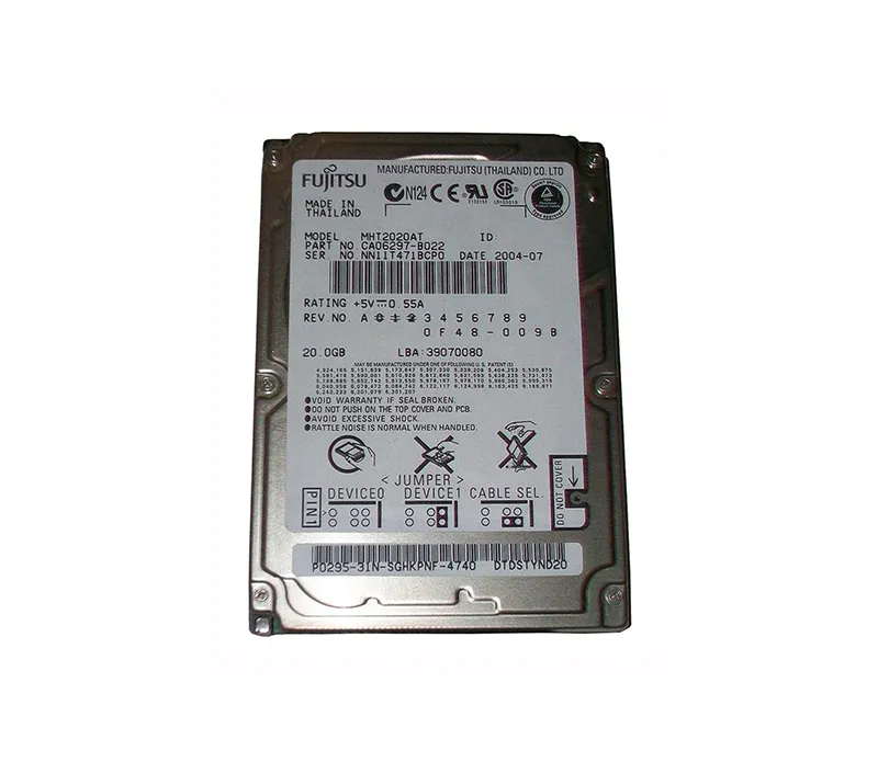 CA06297-B022 - Fujitsu Mobile 20GB 4200RPM ATA-100 2MB Cache 2.5-inch…