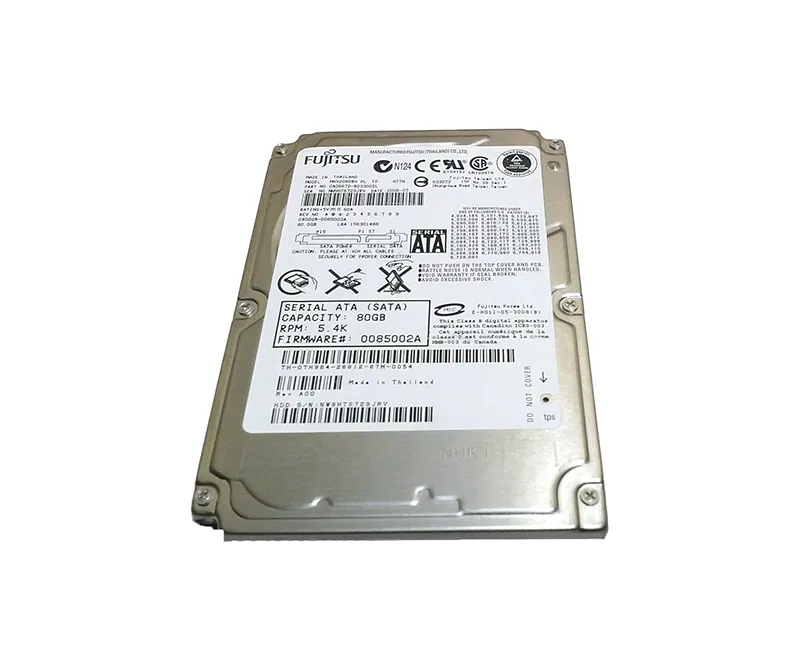 CA06672-B23300DL - Fujitsu Mobile 80GB 5400RPM SATA 1.5GB/s 8MB Cache…